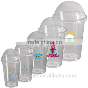 Disposable Plastic Juice Cup With Lid With Good Quality Supplier thumbnail-1