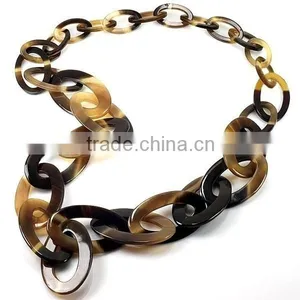 Best Selling High Quality Nice Water Buffalo Horn Necklace Jewelry thumbnail-1
