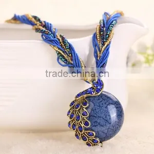 National Wind m Weaving Necklace Restoring Ancient Ways Sweater Chain thumbnail-5