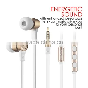 Smart Steel W805 High Performance In-Ear Earphones With Built-In Microphone for Apple IOS Samsung Android Devices. thumbnail-1
