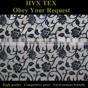 Flocking Curtain Voile Fabric 100% Polyester Terylene thumbnail-1
