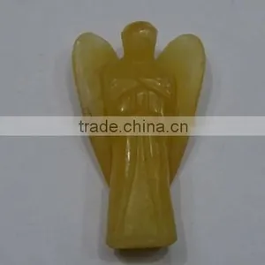 Yellow Aventurian Angel : Wholesaler Manufacturer thumbnail-1