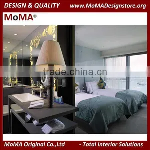 Modern Hotel Bedroom Furniture Twin Bed Room Design thumbnail-1