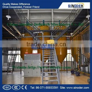 SINODER Edible Cooking Oil Refinery Plant Sunflower Soy Crude Palm Oil Edible Oil Physical Refinery Plant thumbnail-6