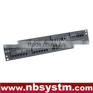 48 Port UTP Cat5e Cat6 Patch Panel 19" 2U, 110 IDC thumbnail-1