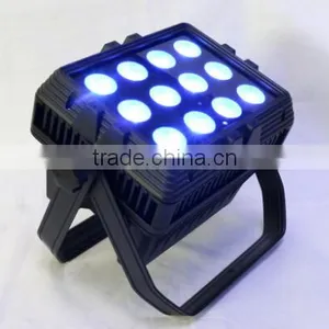 12pcs RGBWA UV Color Emitting Waterproof Outdoor Live Show Power Par Can thumbnail-1
