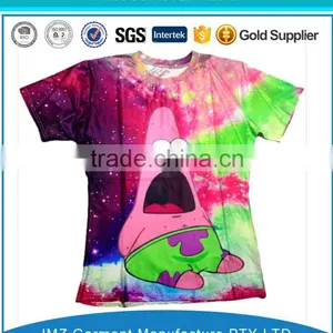 Sublimation Print Tshirt Customizd Tshirt Wholesale Tshirt Factory Price thumbnail-1