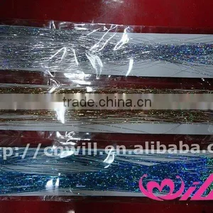 Fashion 18 Inch Sparkling Hair Tinsel Extensions Sparkling Hair Tinsel Clip In Hair Extension thumbnail-2