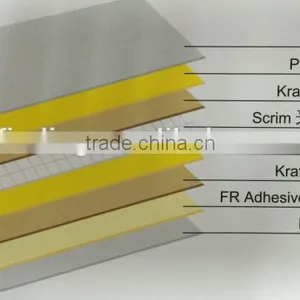 Reinforced Aluminum Foil Scrim Kraft (8 Layers)/aluminum Foil Kraft Paper Laminate thumbnail-1