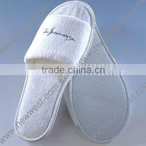 High Quality Hotel Bedroom /Airline Cotton Terry Slippers thumbnail-1