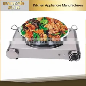 Stainless Steel Single Electric Hotplate Electric Hob thumbnail-1