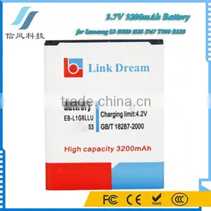 3200mAh Rechargeable Business Li-ion Battery for Samsung S3 I535 I747 T999 R530 I9300 Battery thumbnail-1