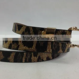 Cheap Price Leopard-print Faux Fur Fashion Fancy Belt thumbnail-1