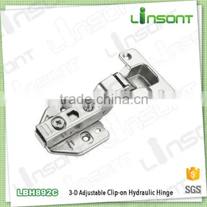 High Quality 3-D Adjustable Hydraulic Clip on Hydraulic Door Closer Hinge Furniture Hardware Concealed Hinge thumbnail-1