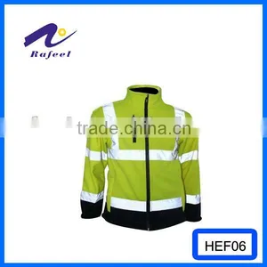 Functional High Visibility Quilted Bomber Jacket thumbnail-1