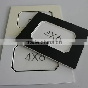 Promotional Gift Outer Size 6*8" Inner Cut 4x6" Wholesale Black Paper Frame thumbnail-4