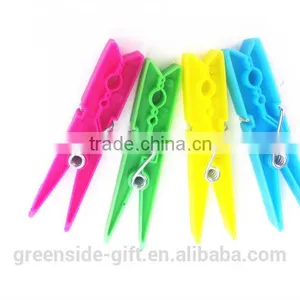 GS-1123-6pp High Quality Durable Plastic Clothes Hanger Pegs thumbnail-1