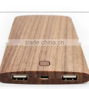 High Quality Customized Real Wood Power Bank 8000mAh for Phones thumbnail-2