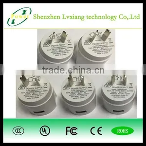 Wall Charger for Mobile Phone 5V 1A dc Output Usb Wall Charger With SAA Certification thumbnail-3