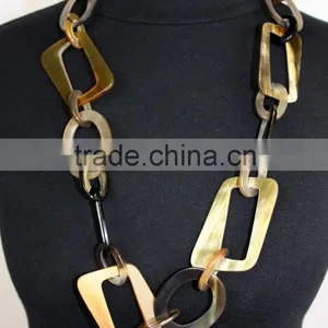 Fashio Necklace/Buffalo Horn Beaded Necklace/Fashion Jewelry/Latest Model Pendant Necklaces thumbnail-2