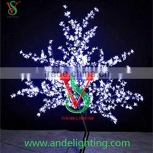Excellent Cherry Blossom Outdoor LED Tree Lights/lamp Holiday LED Cherry Blossom Tree for Street thumbnail-6