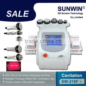 SW-216F Best 6in1 RF Cavitation Vacuum Liposuction Beauty Slimming Machine thumbnail-1