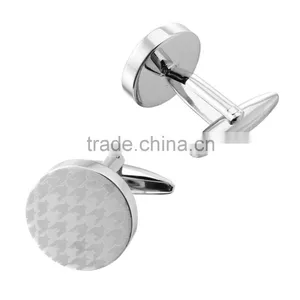Wholesale Classical Metal Cufflinks Blank thumbnail-1