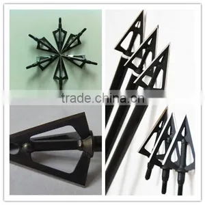 3 Blades Broadheads/Cheap BlackWidow Broadheads 100grain Arrows thumbnail-2