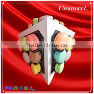 3 Tiers Macaron Tower With Paper Packaging thumbnail-6