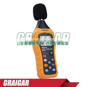 HYELEC MS6708 Digital LCD Audio Decibel Sound Noise Level Meter Monitor Logger Tester 30 dB to 130 dB dB Meter Measuring thumbnail-1