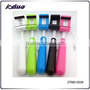 2015 New Product EXtendable Selfie Stick With Wire For Iphone Samsung Cell Phone thumbnail-1