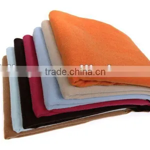 High Quality Woven Solid Color Cashmere Bed Throw Blankets thumbnail-1