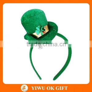 St Patrick's Day Mini Top Hat Headband thumbnail-1