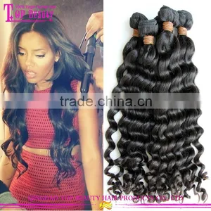Natural Loose Wave 100 Human Peruvian Virgin Hair Loose Wave Remy Virgin Peruvian Hair thumbnail-1