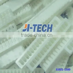 1.25mm Pitch Wire to Wire and Wire to Board Connector 15 Circuits Molex 51021 Series Female 15 Pin Connector 51021-1500 Housing thumbnail-6