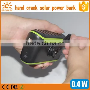 Fast Charge Outdoor Urgent Hand Dynamo Crank Mobile Charger , Universal Power Bank Charger thumbnail-4
