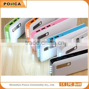 2015 Best Selling Factory Price High Capacity 15000mAh Battery Portable Mobile Power Bank thumbnail-1