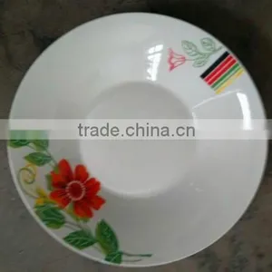 Linyi 8 Inch Ceramic Soup Plate Round Modern Restaurant Plates thumbnail-1