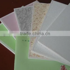 PVC Gypsum Board With Laminated Aluminium Foil Backing thumbnail-1
