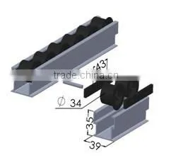 JY-2049|Placon Slippery Track|Sliding Roller Conveyor| Aluminum Roller Track thumbnail-2