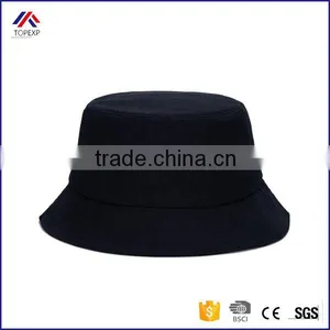 Shang Hai OEM Men Panama Women Fishing Hat Solid Color Bucket Hats thumbnail-1
