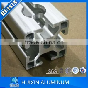 High Quality Anodized Silver Assembly Line Aluminium t Shape Extrusion Profile thumbnail-2
