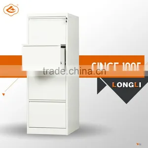 4 Door Locking Storage Drawer and Full Length Handles Metal File Cabinet thumbnail-1