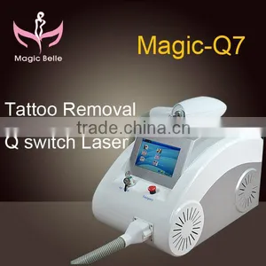 1064nm 2015 Newest Q Switch Nd Yag Laser/ Tattoo Removal Machine Magic-Q7 Naevus Of Ota Removal thumbnail-1