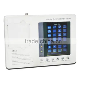 2016 New Portable Digital 3-channel Color Electrocardiograph ECG EKG Machine on Sale thumbnail-2