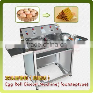 ER-B High Efficiency Double Operation Pan Egg Roll Baker Roller, Egg Roll Making Machine thumbnail-6