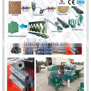Latest Development and Newest Design Small Coal Briquette Machine thumbnail-1