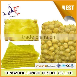 High-strength Orange Plastic pp Leno Drawstring Mesh Bag thumbnail-1