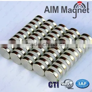 N52 D9 x 2mm Hard Disk Neodymium Magnet thumbnail-1
