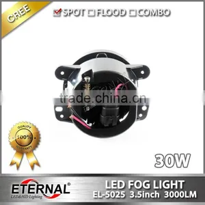 30W Jeep Wrangler Rubicon Jeep Wrangler JK/TJ/LJ/CJ High Power Led Fog Light Driving Led Work Light thumbnail-2